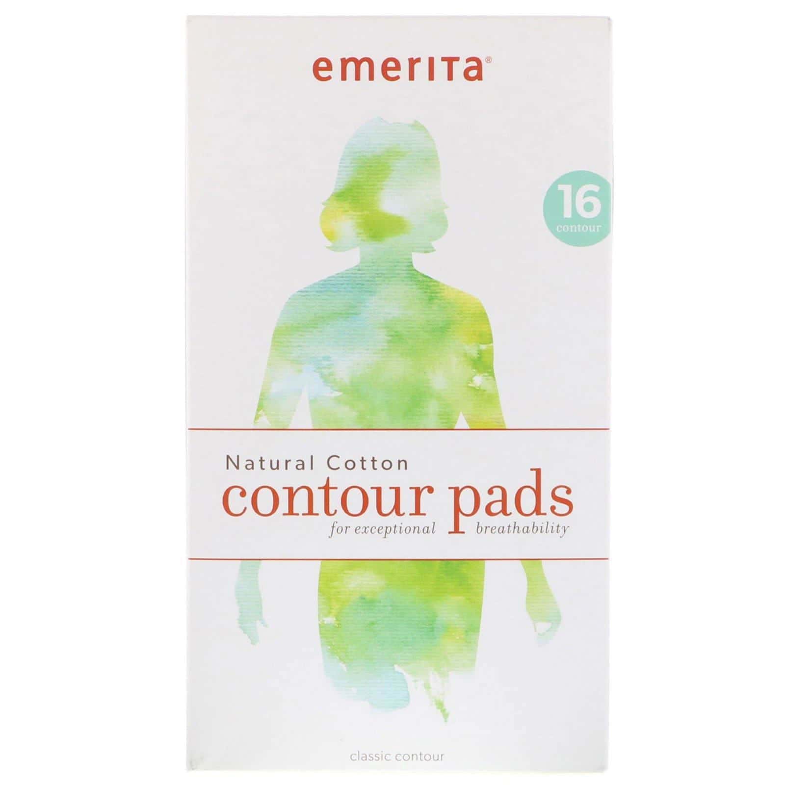 Emerita, Toallas femeninas de algodón natural, 16 toallas