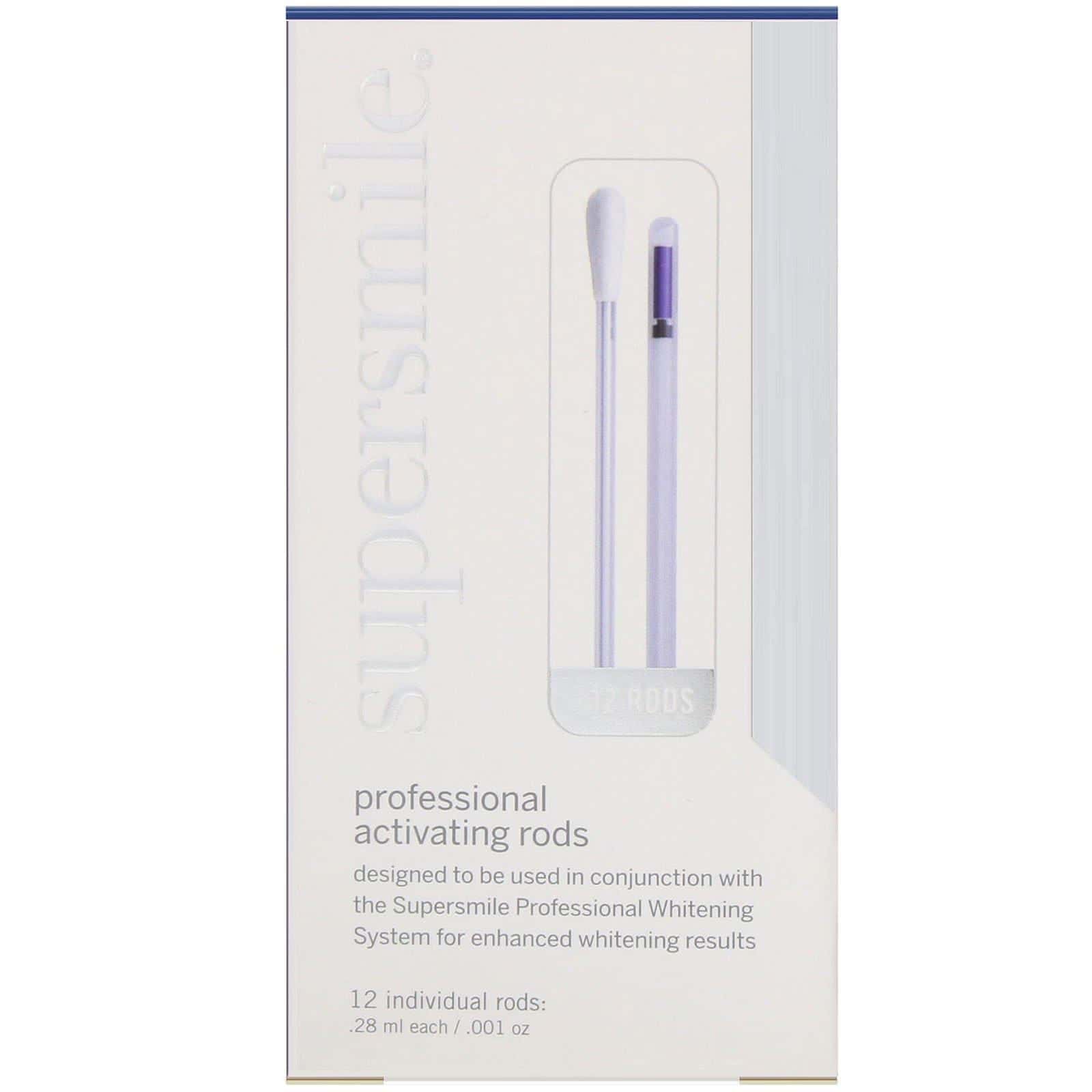 Supersmile, Varillas activadoras profesionales, 12 varillas individuales
