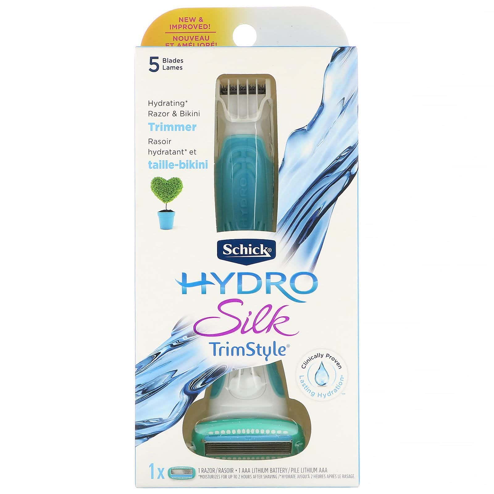 Schick, Hydro Silk, TrimStyle, 1 rasuradora