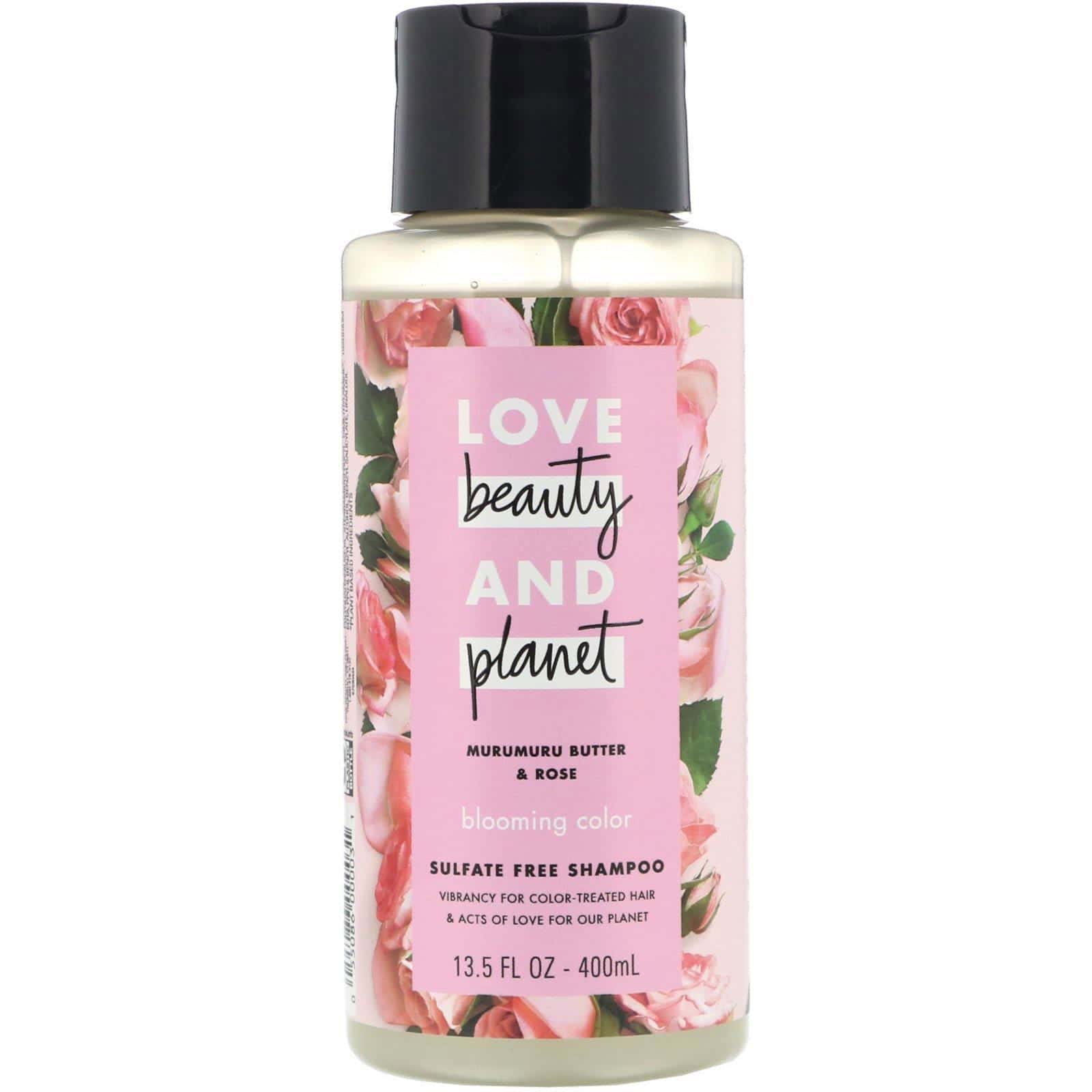 Love Beauty and Planet, Champú, Color radiante, Blooming Color, Manteca de murumuru y rosas, 400 ml (13,5 oz. líq.)