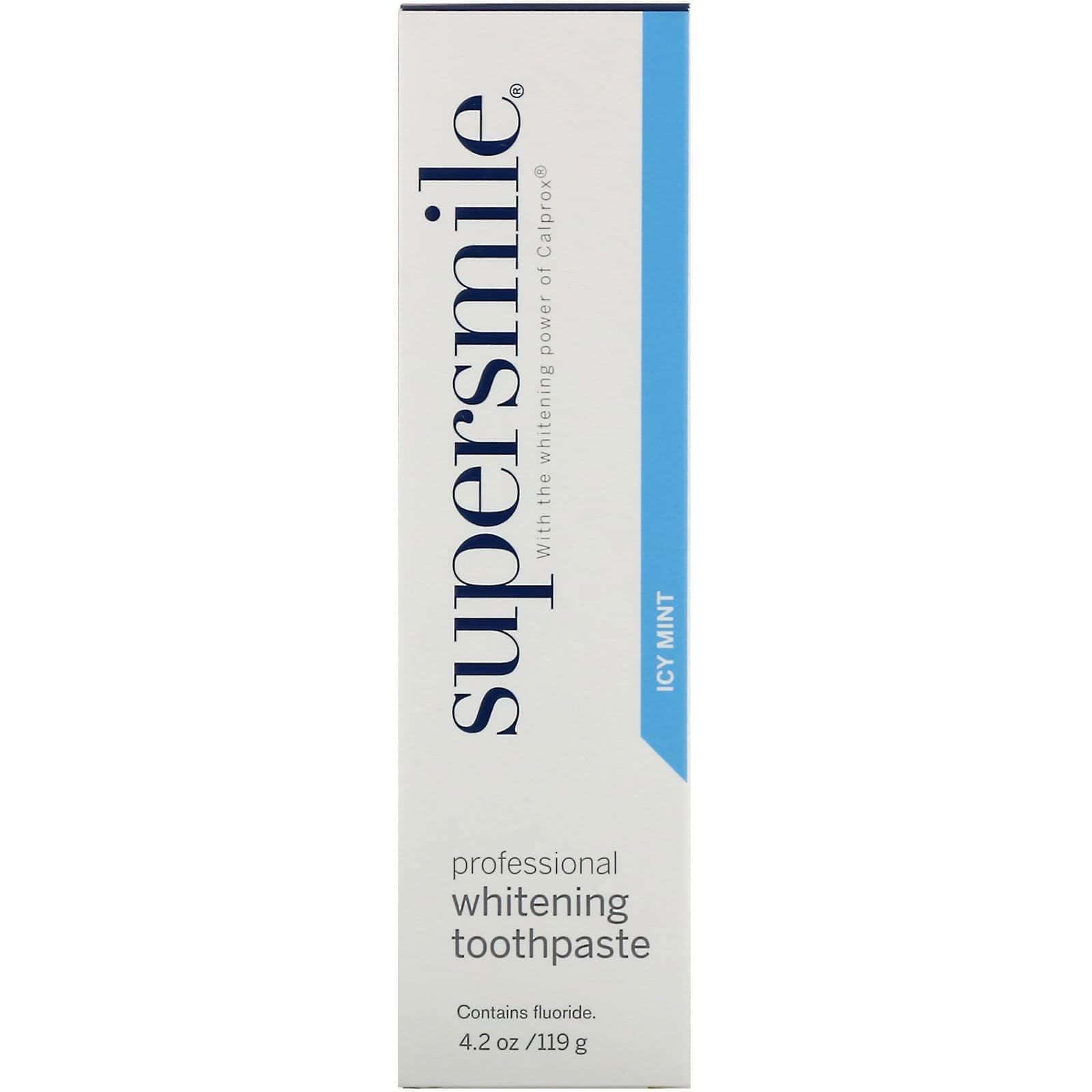Supersmile, Pasta dental blanqueadora profesional, Menta refrescante, 119 g (4,2 oz)