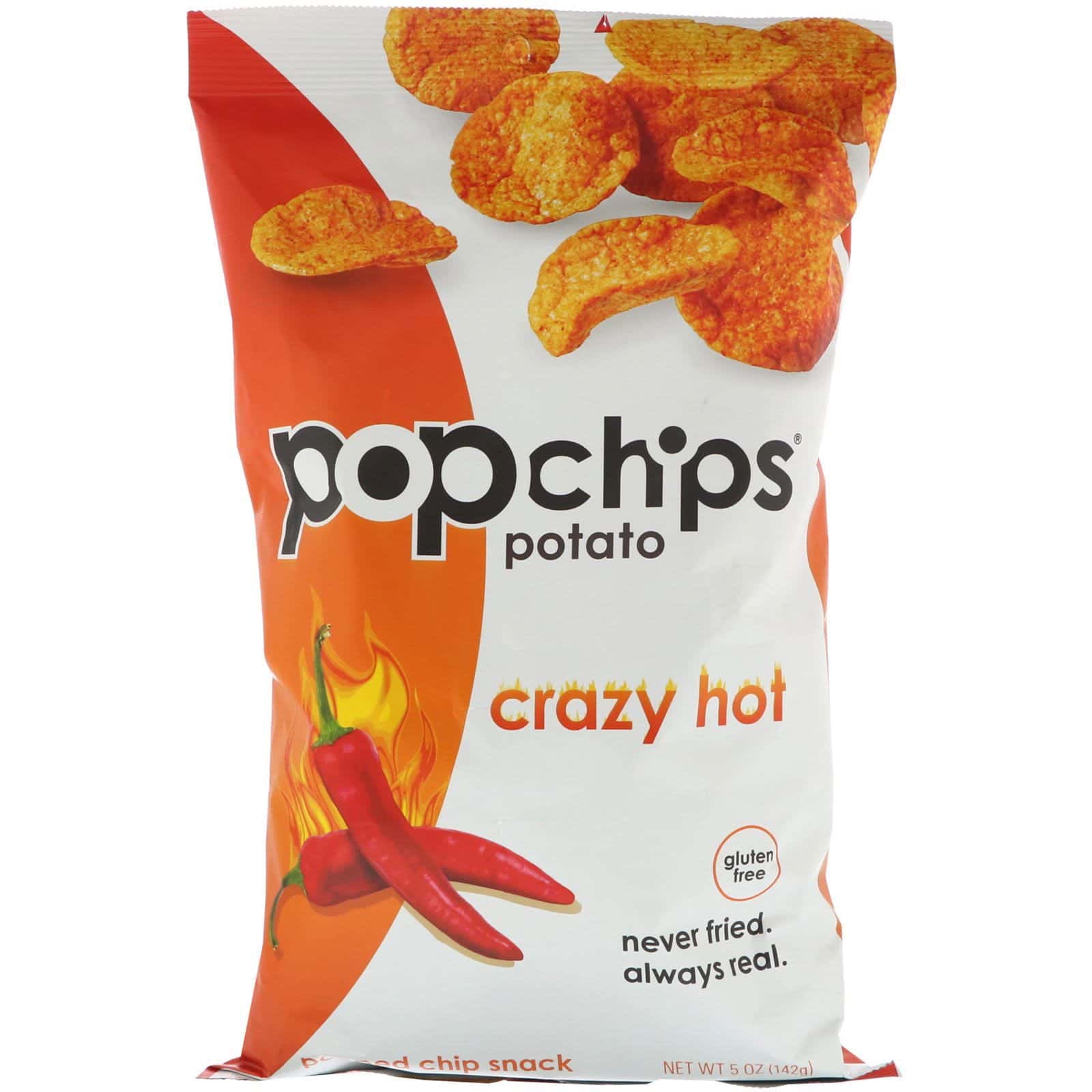 Popchips, Patatas fritas, picante loco, 142 g (5 oz)