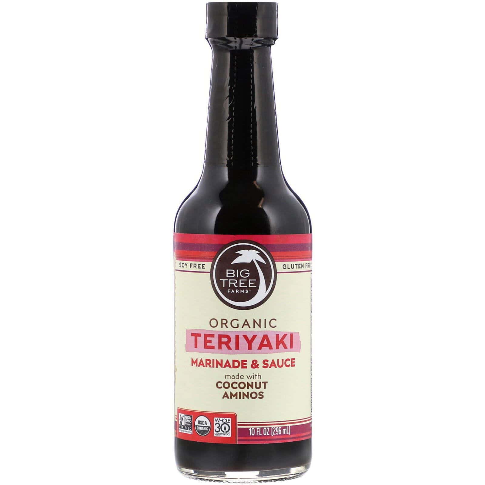 Big Tree Farms, Salsa y marinada orgánica, Teriyaki, 296 ml (10 oz. líq.)