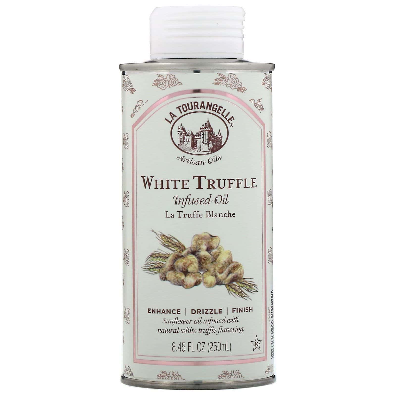 La Tourangelle, Aceite infusionado con trufas blancas, 250 ml (8,45 oz. líq.).