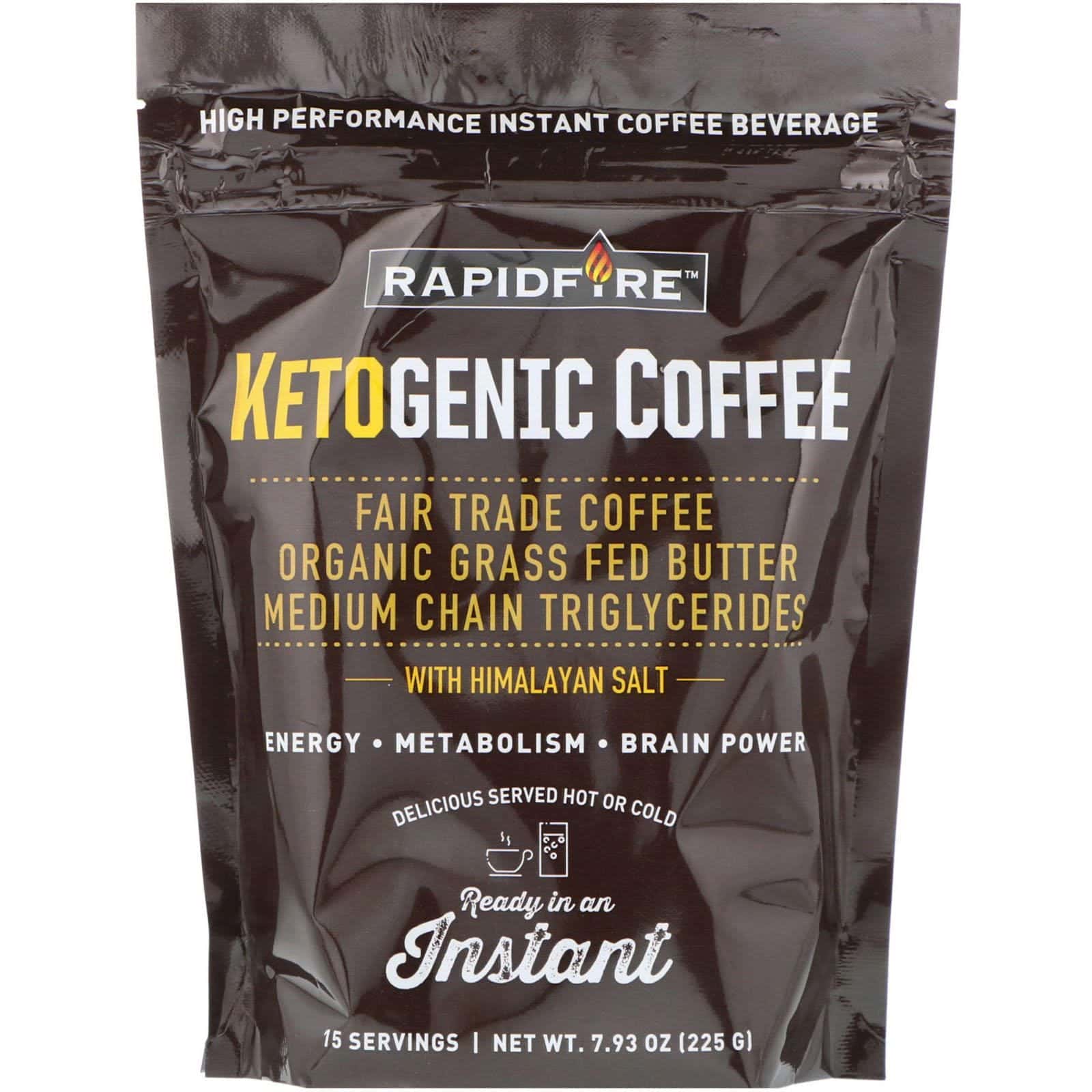 RAPIDFIRE, Café cetogénico, 7,93 oz (225 g)