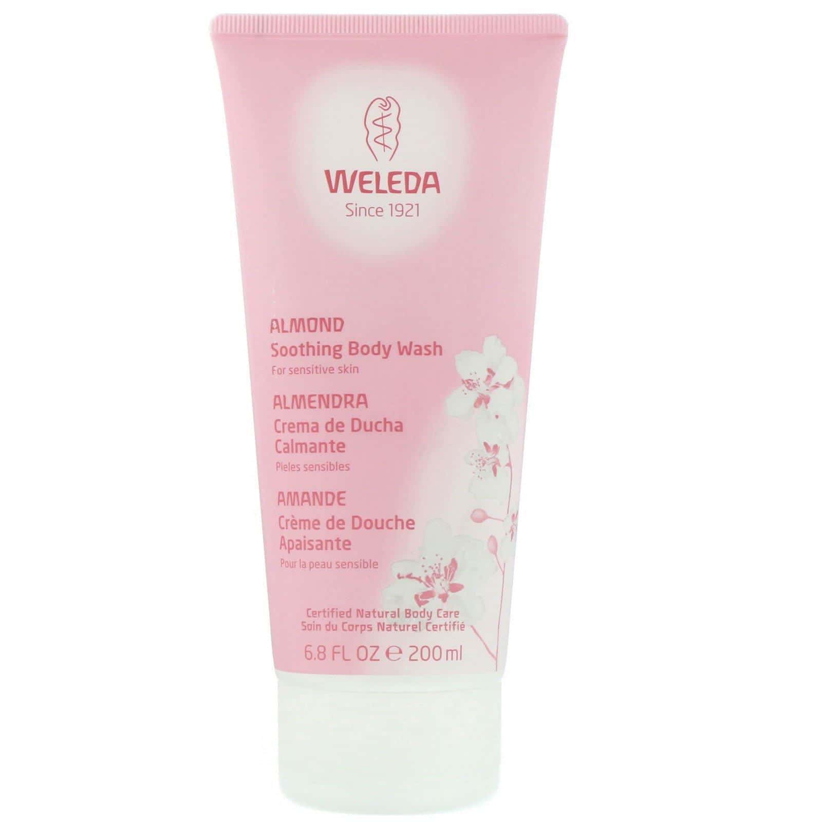 Weleda, Jabón líquido calmante para el cuerpo, Almendra, 200 ml (6,8 oz)