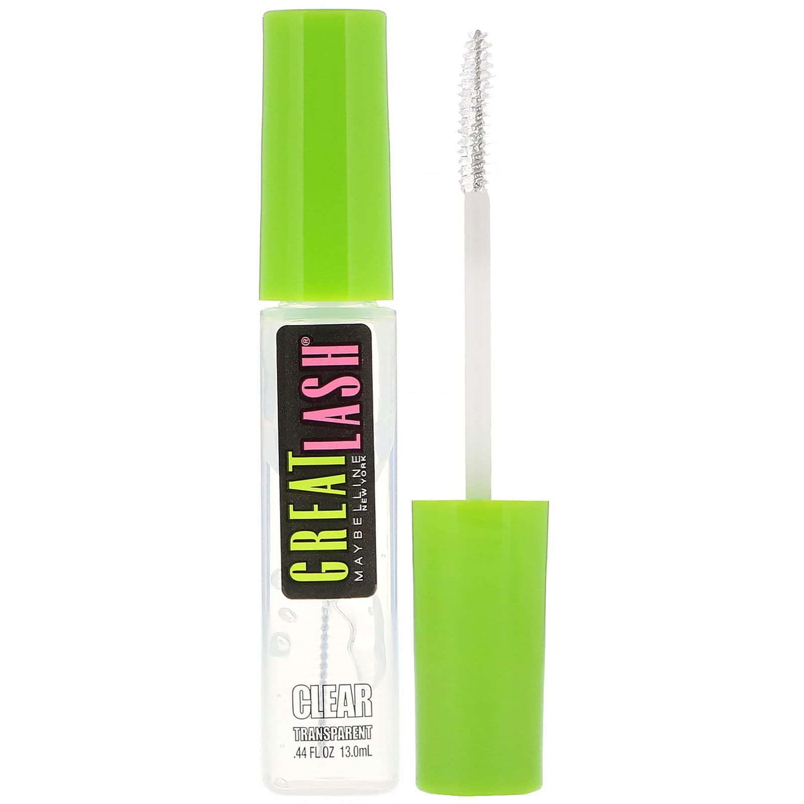 Maybelline, Great Lash, Máscara para pestañas, Transparente 110, 13 ml (0,44 oz. líq.)