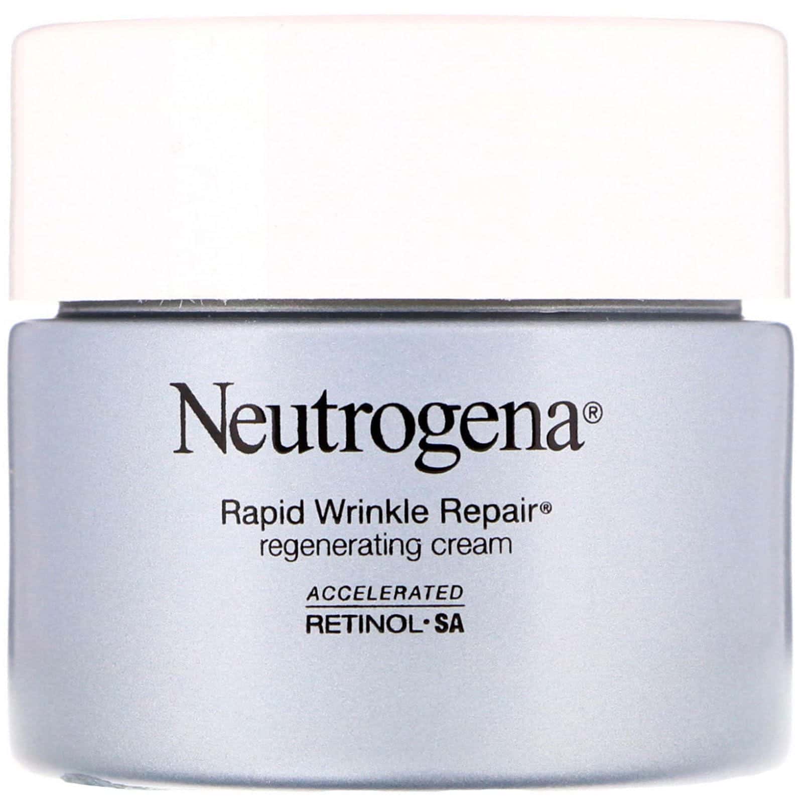 Neutrogena, Rápido reparador de arrugas, crema regeneradora, 1.7 oz. (48 gr.)