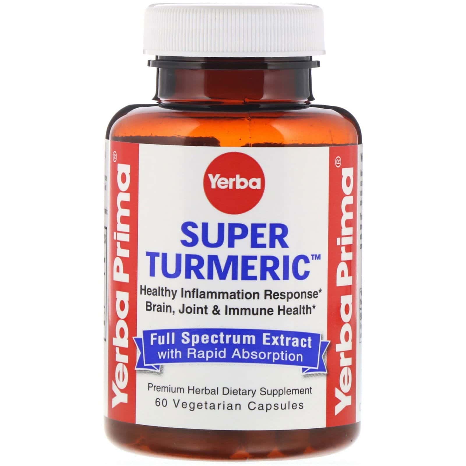 Yerba Prima, Supercúrcuma, 60 cápsulas vegetarianas