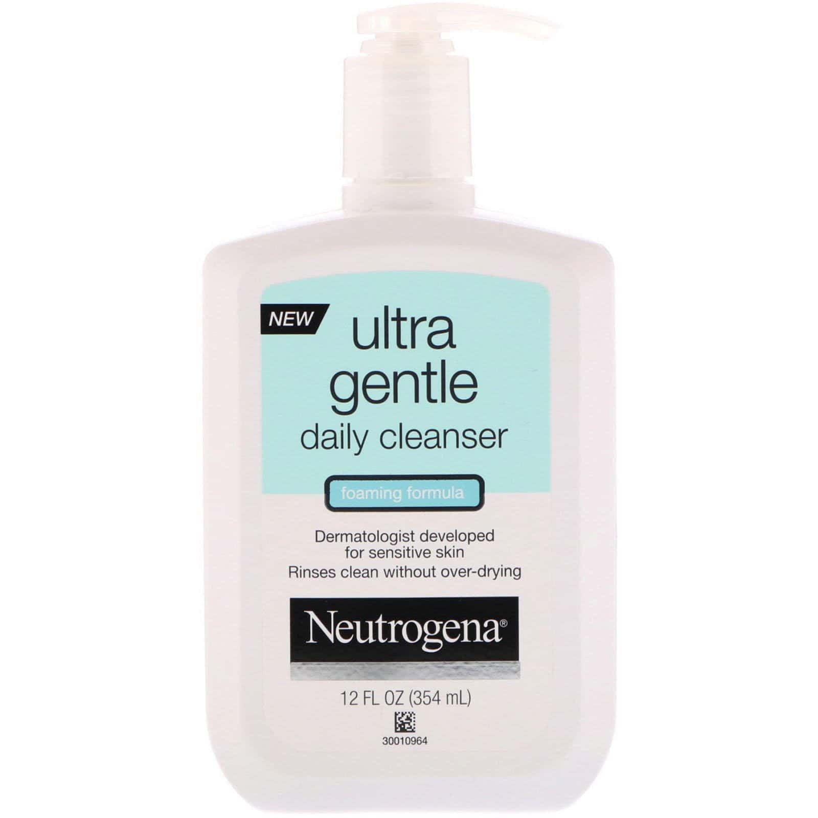 Neutrogena, Ultra gentil, limpiador diario, fórmula espumosa, 12 fl. oz. (354 ml.)