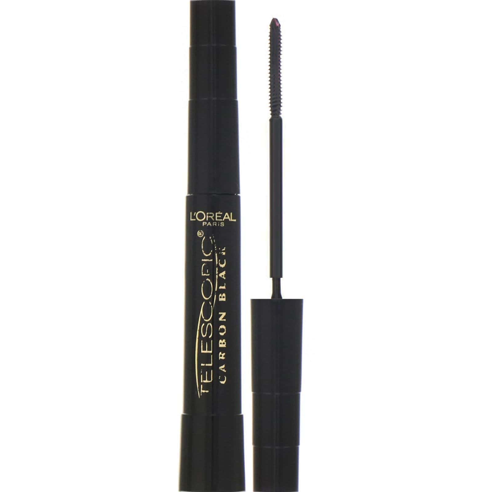 L'Oreal, Máscara para pestañas Telescopic, Negro carbono 935, 8 ml (0,27 oz. líq.)