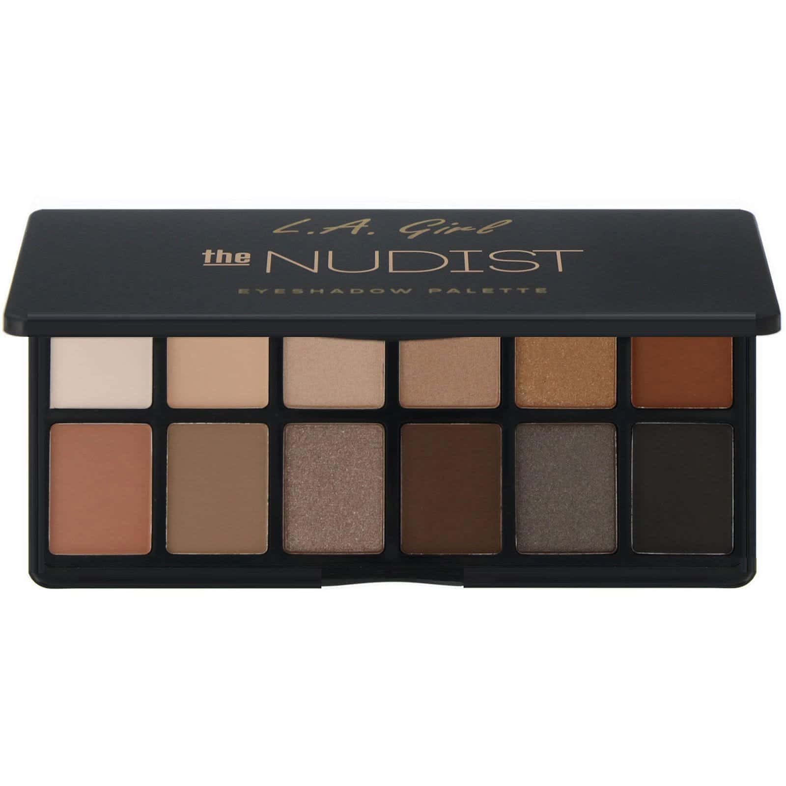 L.A. Girl, Paleta de sombras para ojos The Nudist, 1 g (0,035 oz) cada una