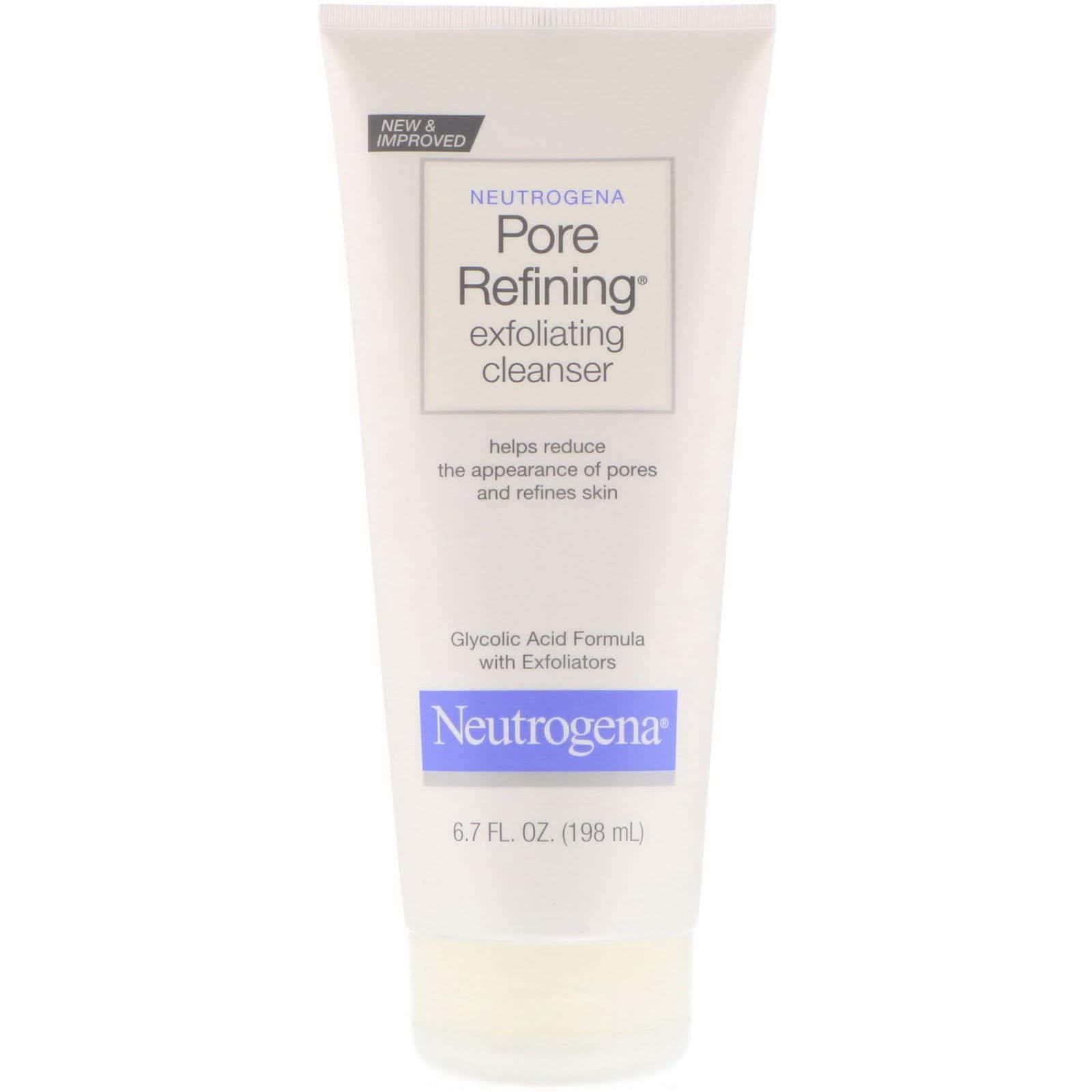 Neutrogena, Refina los poros, limpiador exfoliante, 6.7 oz fl (198 ml)