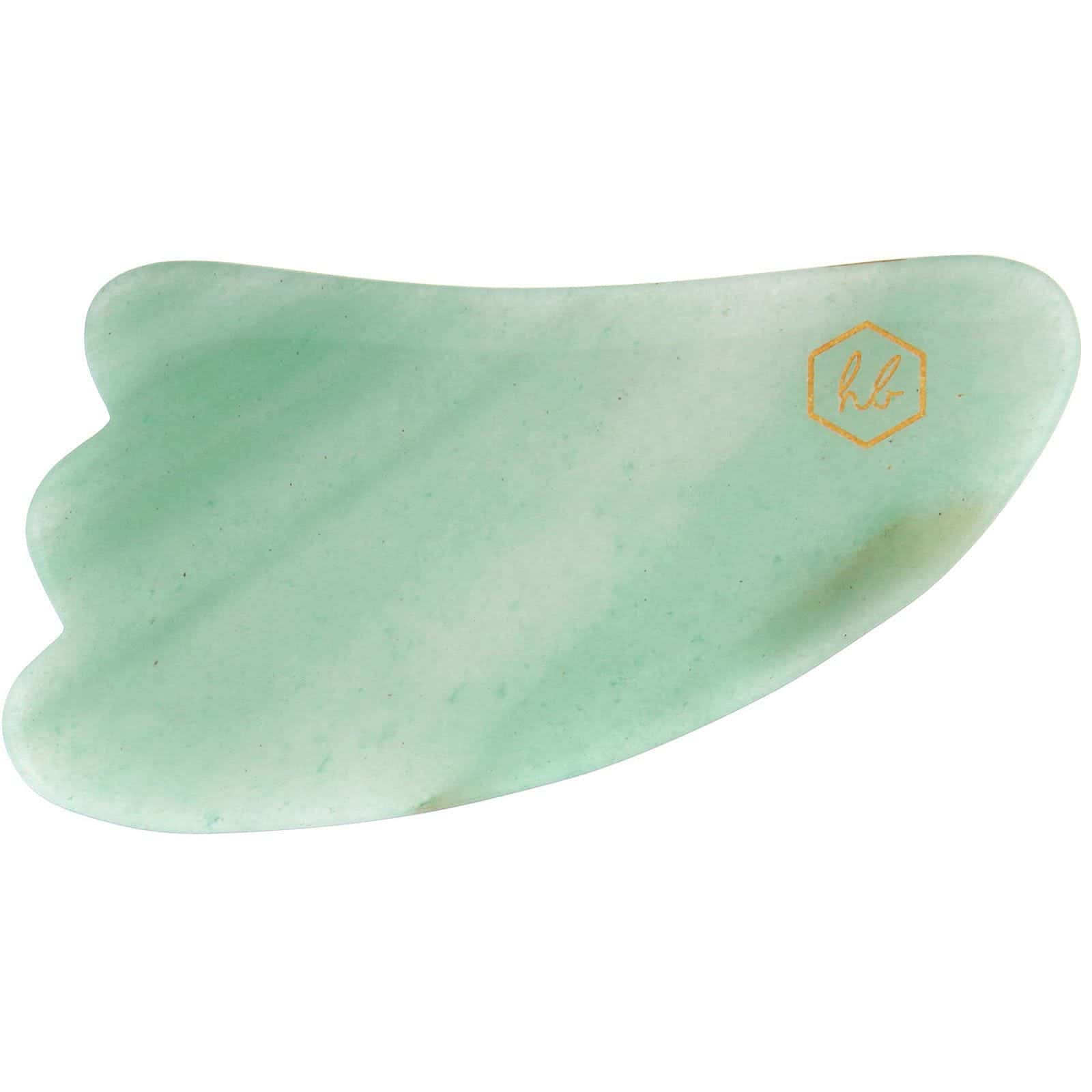 Honey Belle, Gua Sha de Jade, Herramienta natural para tratamiento de lifting, Jade, 1 pieza