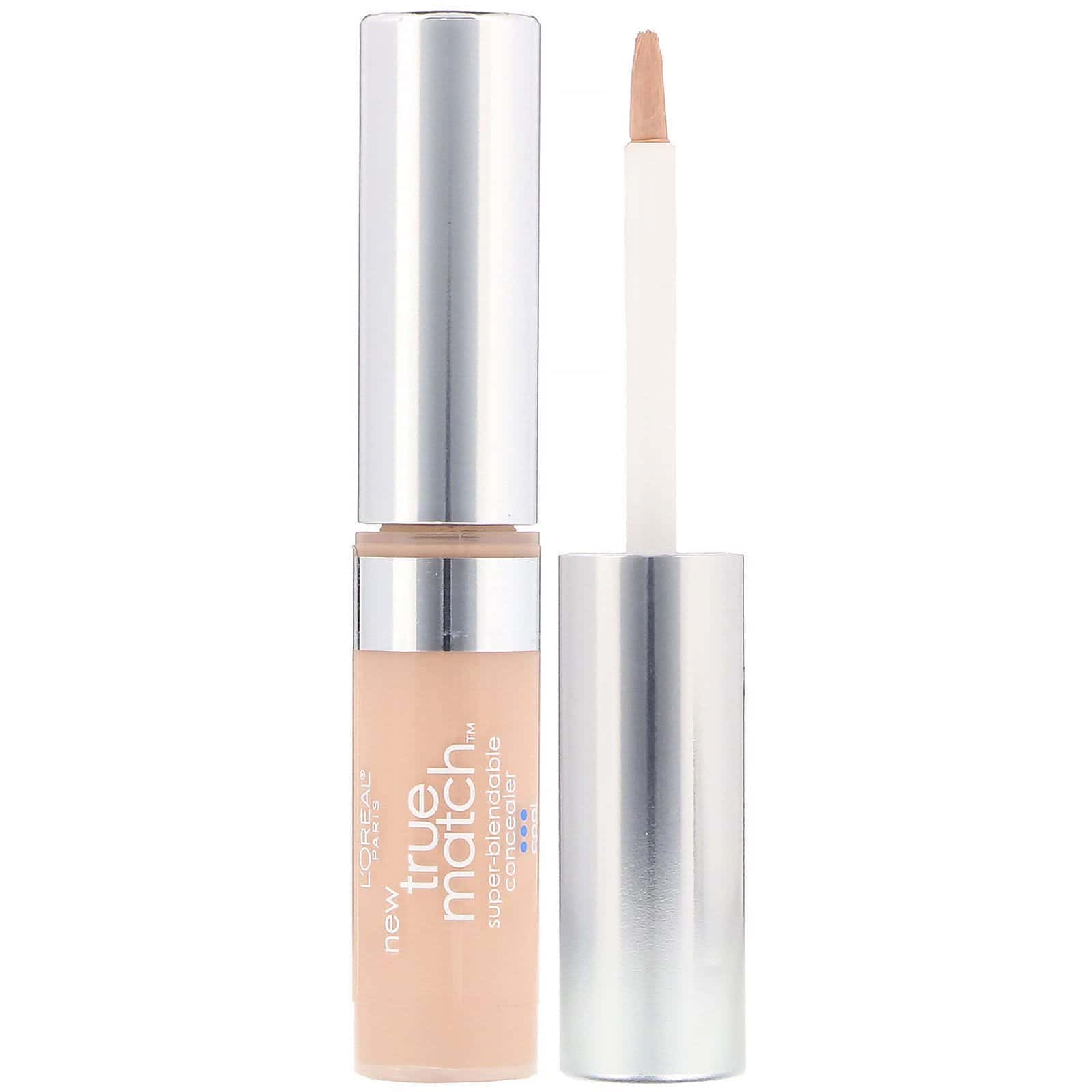 L'Oreal, Corrector superfácil de difuminar True Match Super-Blendable, Frío rosado/claro C1-2-3, 5,2 ml (0,17 oz. líq.)