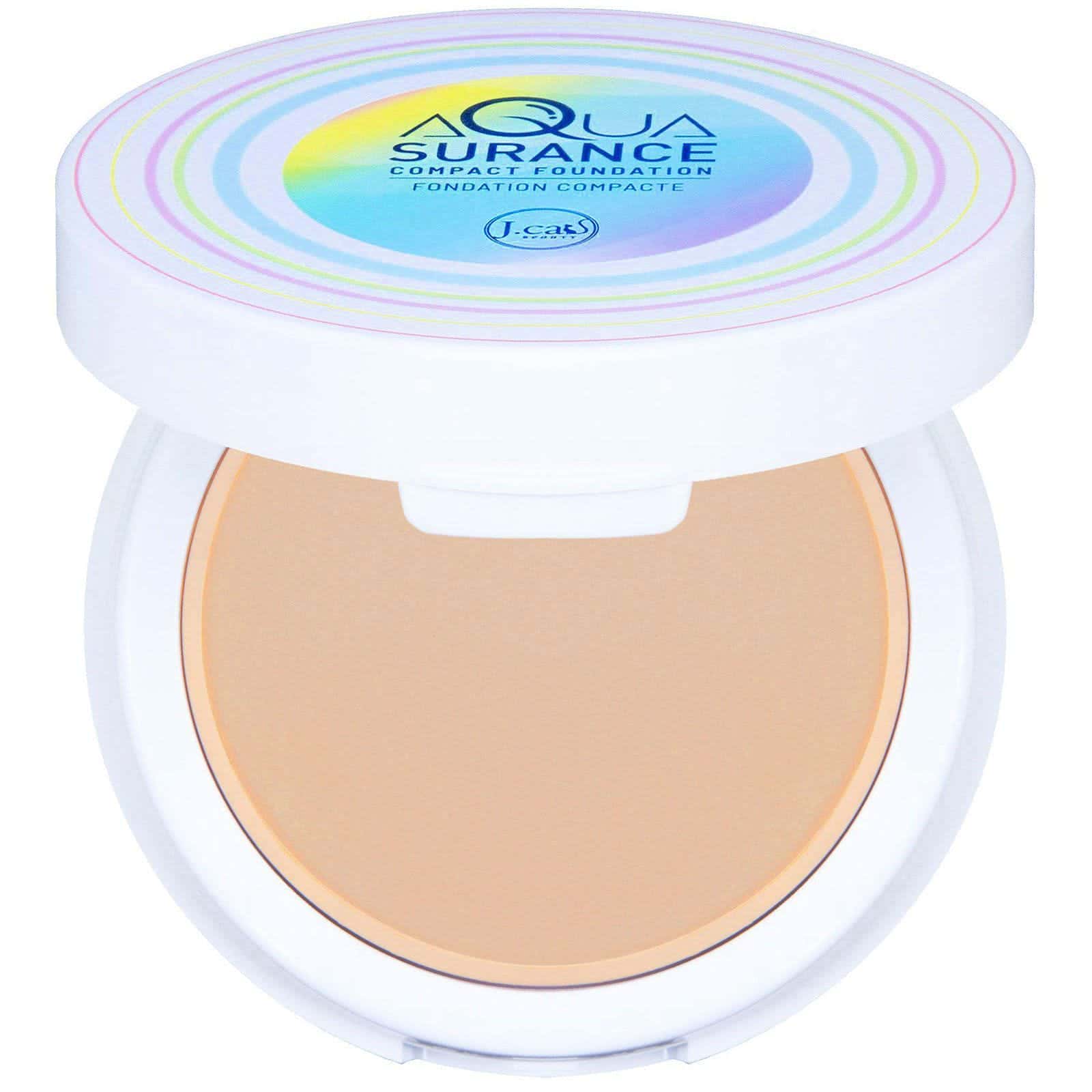 J.Cat Beauty, Aquasurance, Base compacta, ACF102 Natural, 9 g (0,31 oz)