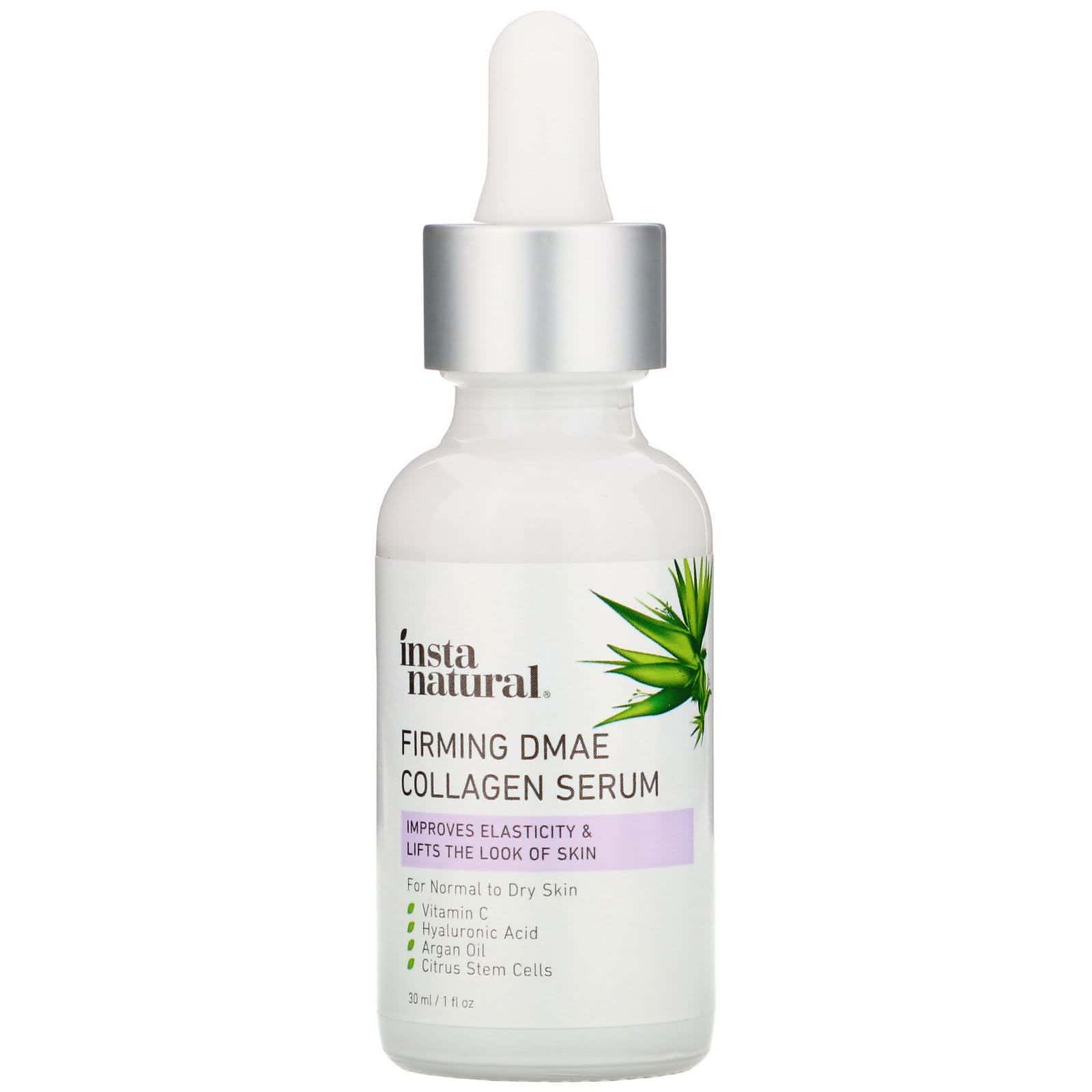 InstaNatural, Suero reafirmante con colágeno y DMAE, 30 ml (1 oz. líq.)