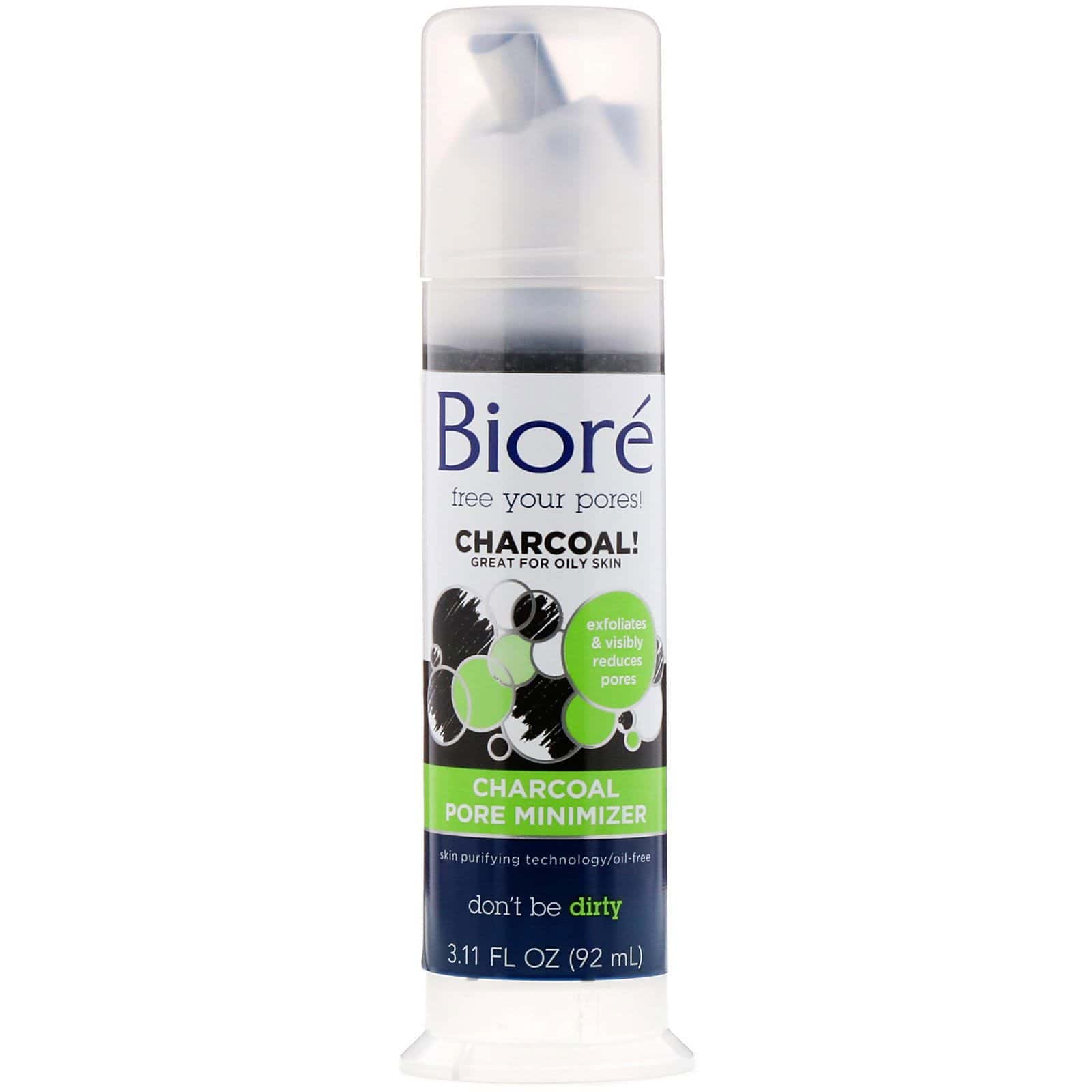 Biore, Reductor de poros con carbón vegetal, 92 ml (3,11 oz. liq.)