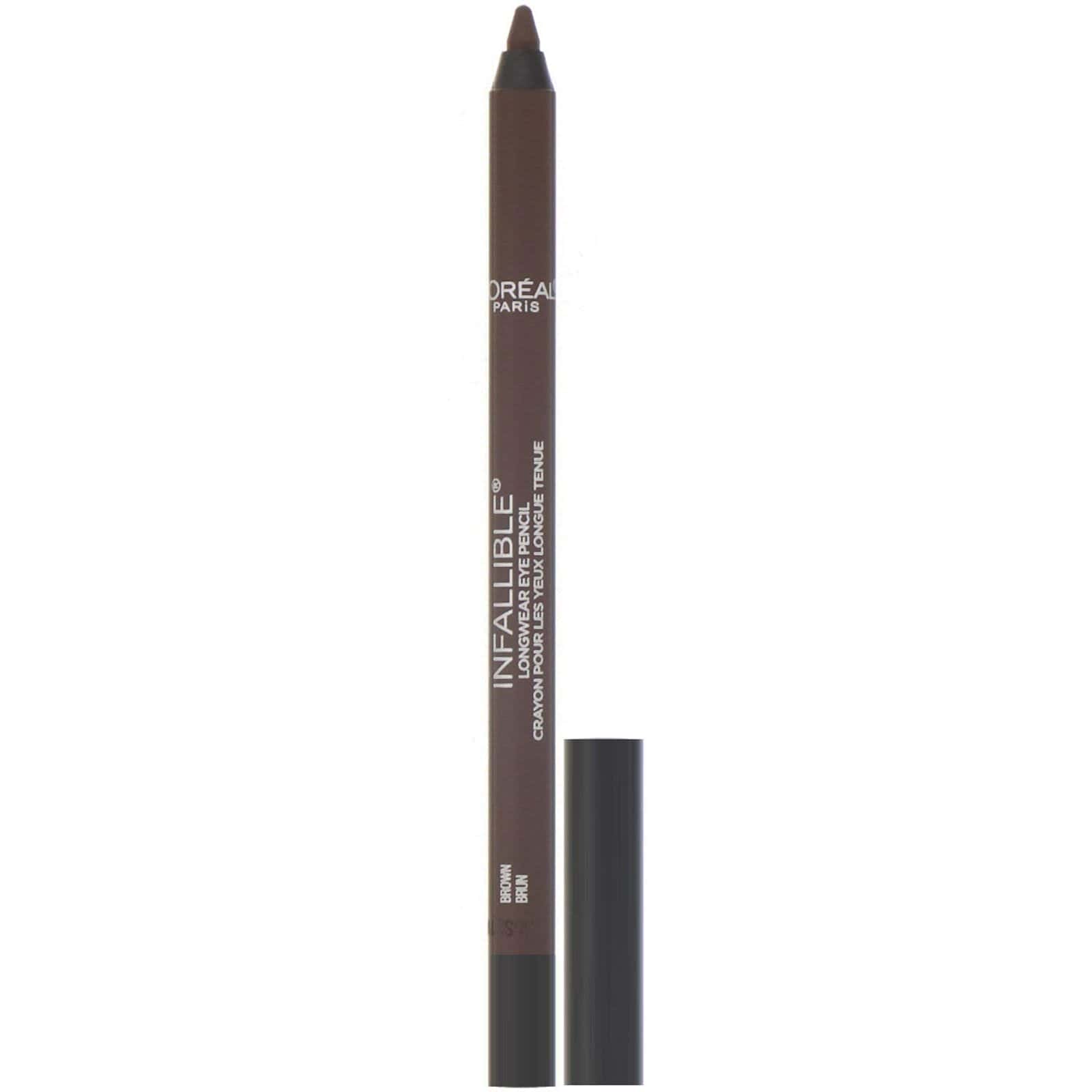 L'Oreal, Lápiz delineador a prueba de agua Infallible Pro-Last, 940 Marrón, 1,2 g (0,042 oz. líq.)