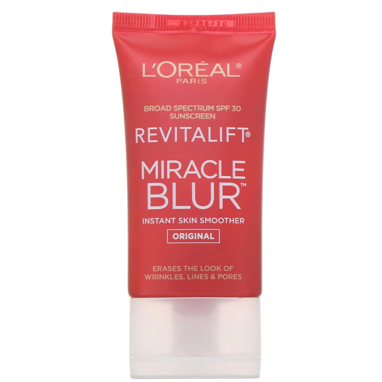 L'Oreal, Revitalift Miracle Blur, Crema suavizante instantánea para la piel, Original, FPS 30, 35 ml (1,18 oz. líq.)