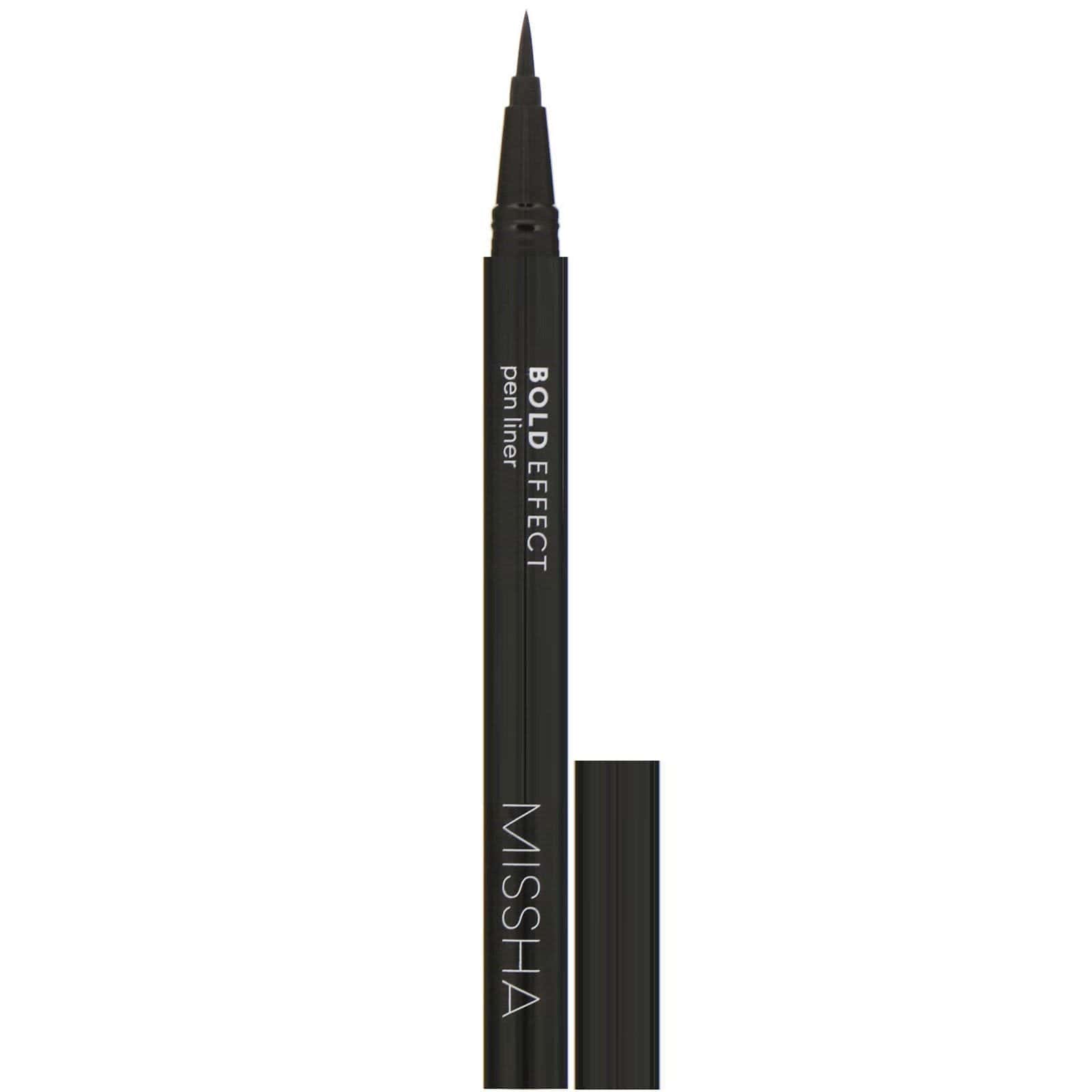 Missha, Efecto marcado, Delineador, Negro verdadero, 0,4 g