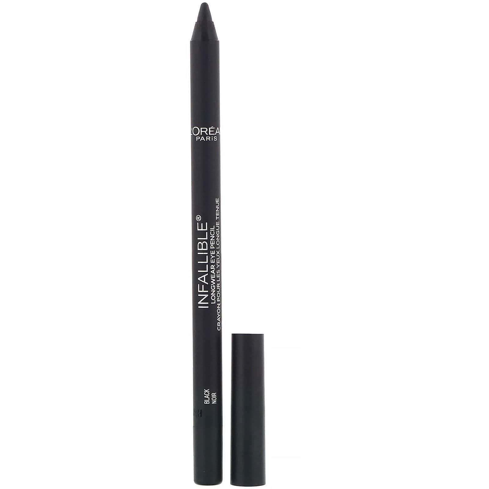 L'Oreal, Lápiz delineador a prueba de agua Infallible Pro-Last, 930 Negro, 1,2 g (0,042 oz. líq.)