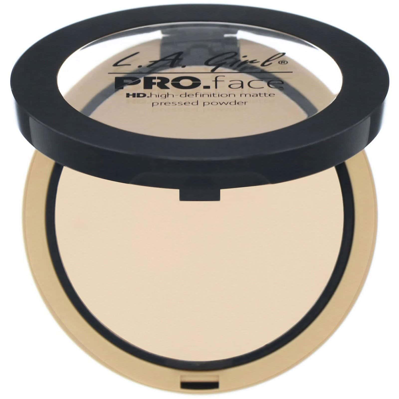 L.A. Girl, Polvo compacto mate Pro.Face HD, Marfil clásico, 7 g (0,25 oz)