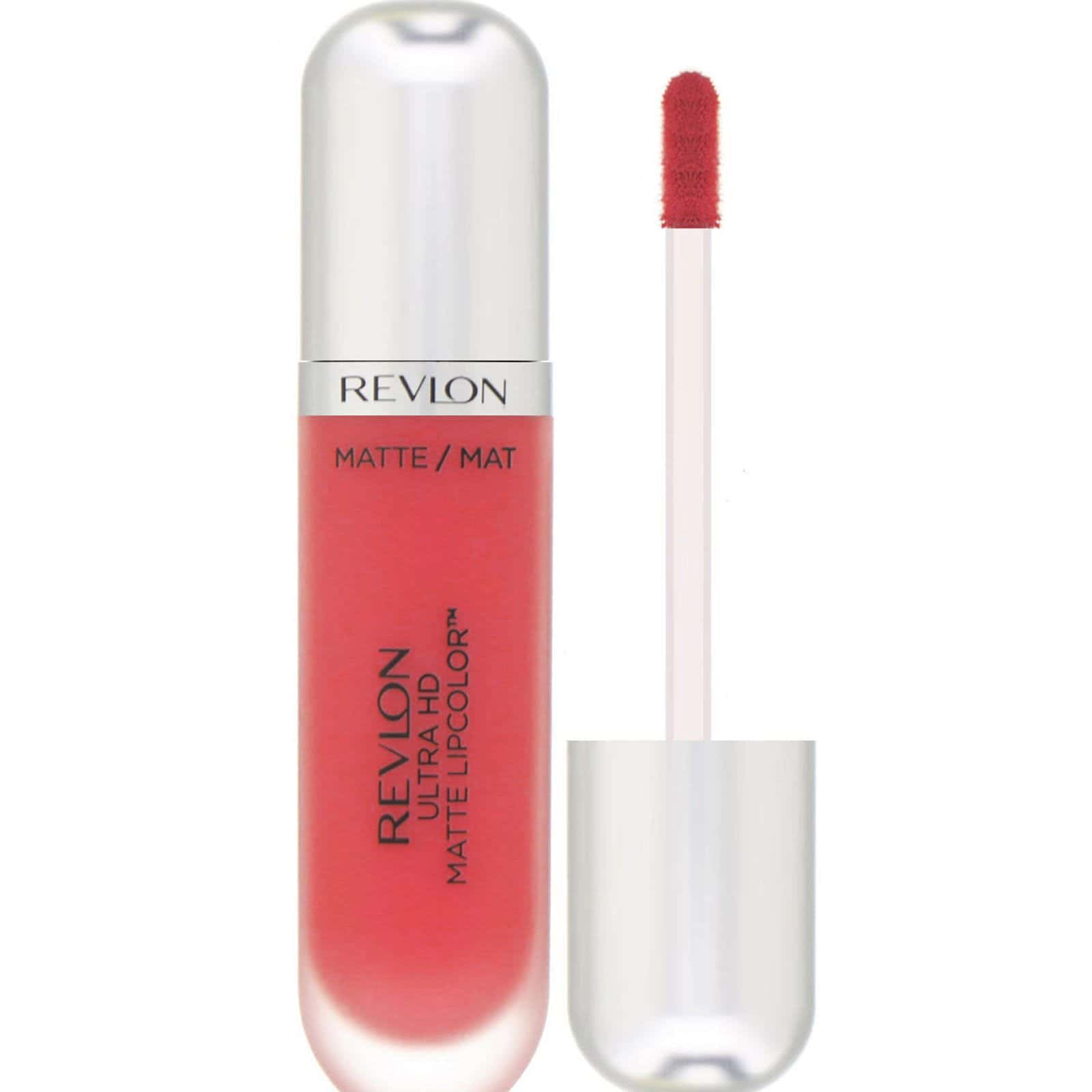 Revlon, Ultra HD Matte Lip Color, Lápiz de labios líquido, Alta definición, Mate, Amor, 5,9 ml (0,2 oz. líq.)