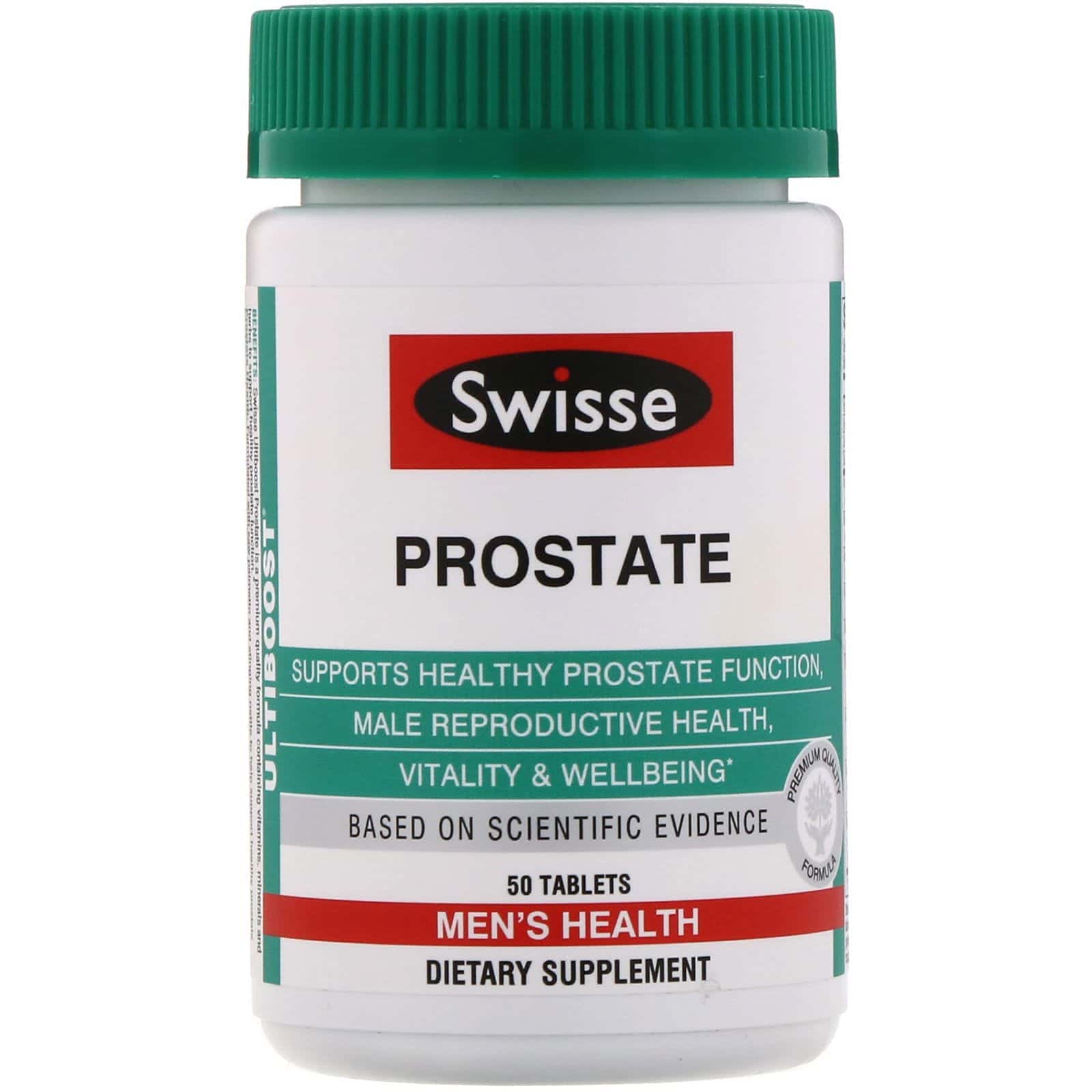 Swisse, Ultiboost, próstata, 50 comprimidos