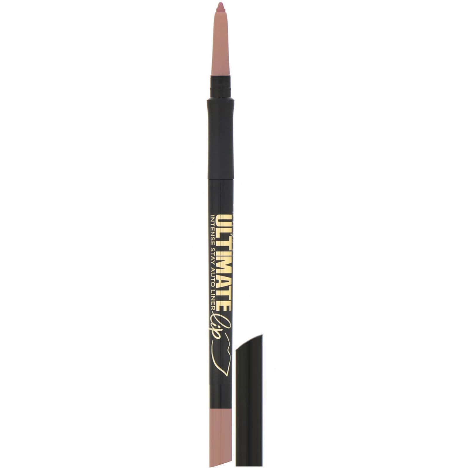 L.A. Girl, Ultimate, Delineador de labios automático de fijación intensa, Desnudo por siempre, 0,35 g (0,01 oz)