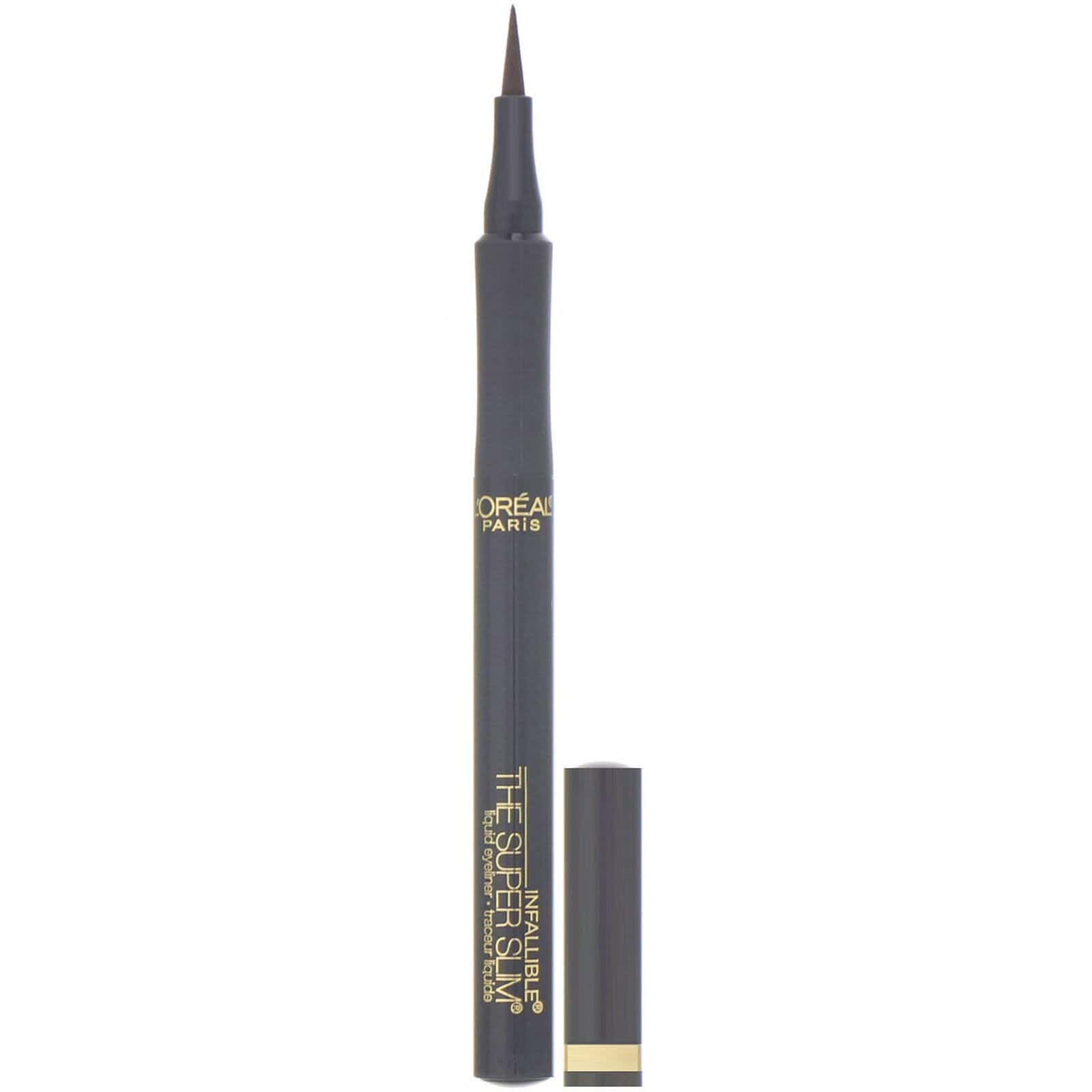 L'Oreal, Delineador líquido Infallible Super Slim, Gris 402, 1 ml (0,034 oz. líq.)