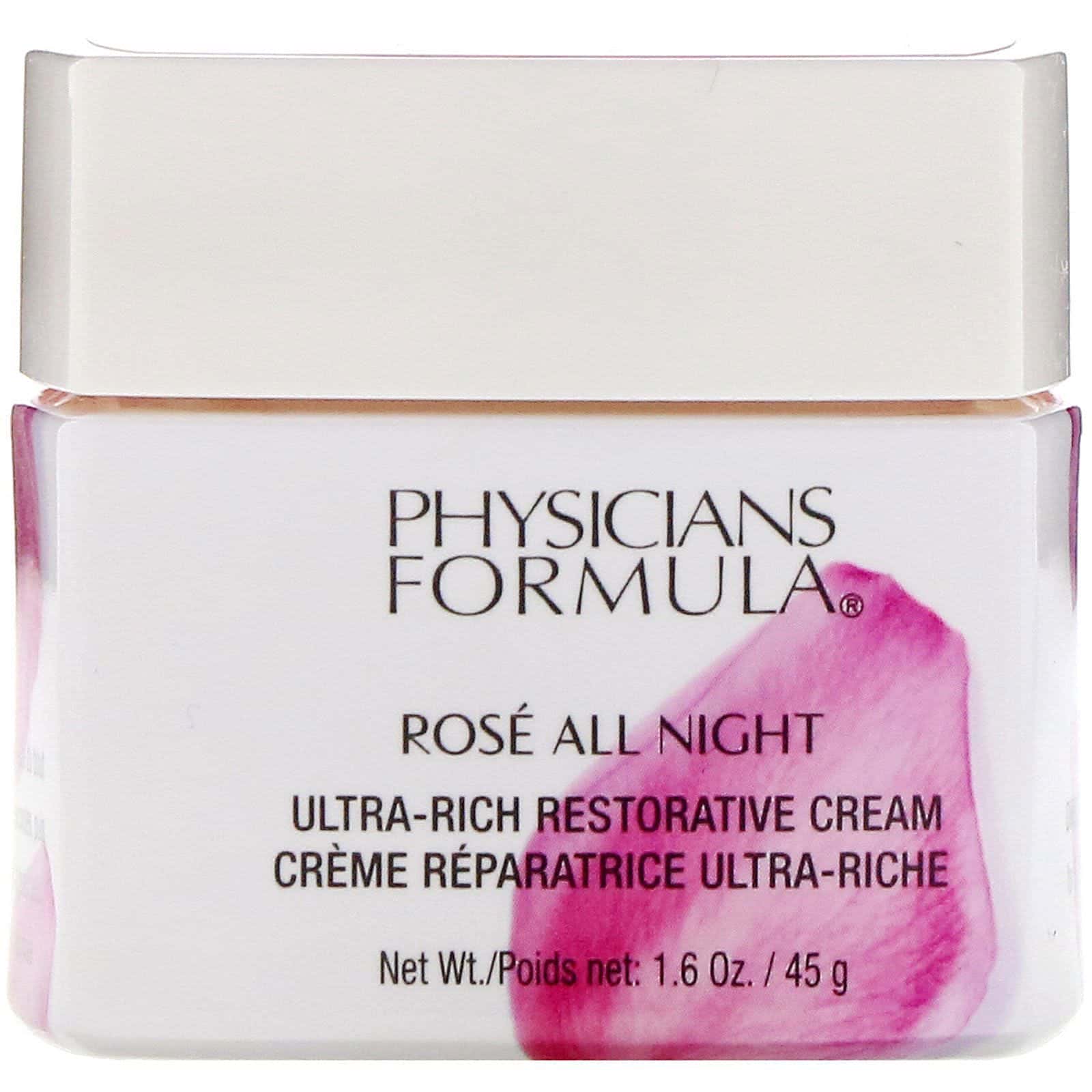 Physicians Formula, Rosï¿½ All Night, Ultra-Rich Restorative Cream, 1.6 oz (45 g)