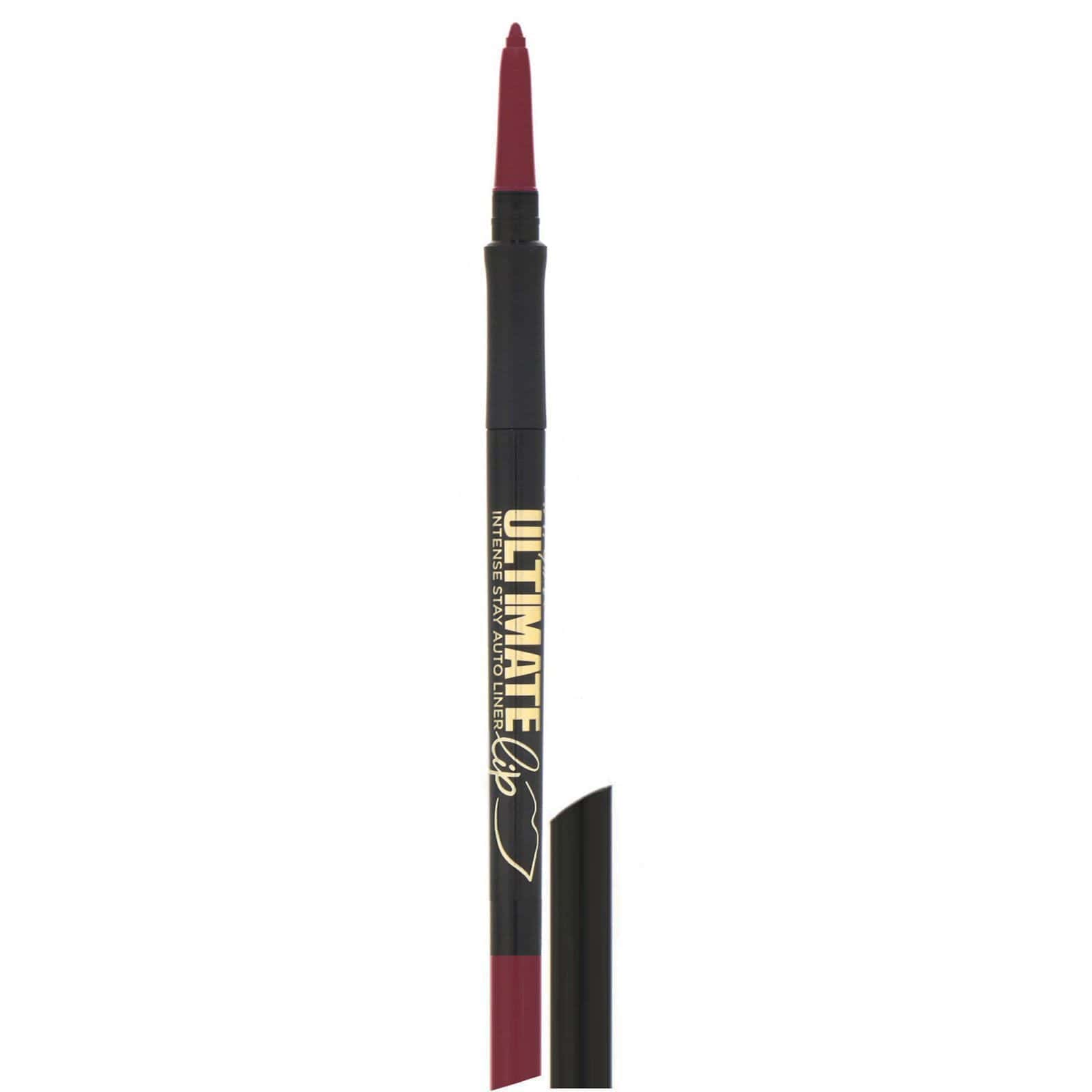 L.A. Girl, Ultimate Lip, Delineador de labios automático de fijación intensa, Vino ilimitado, 0,35 g (0,01 oz)