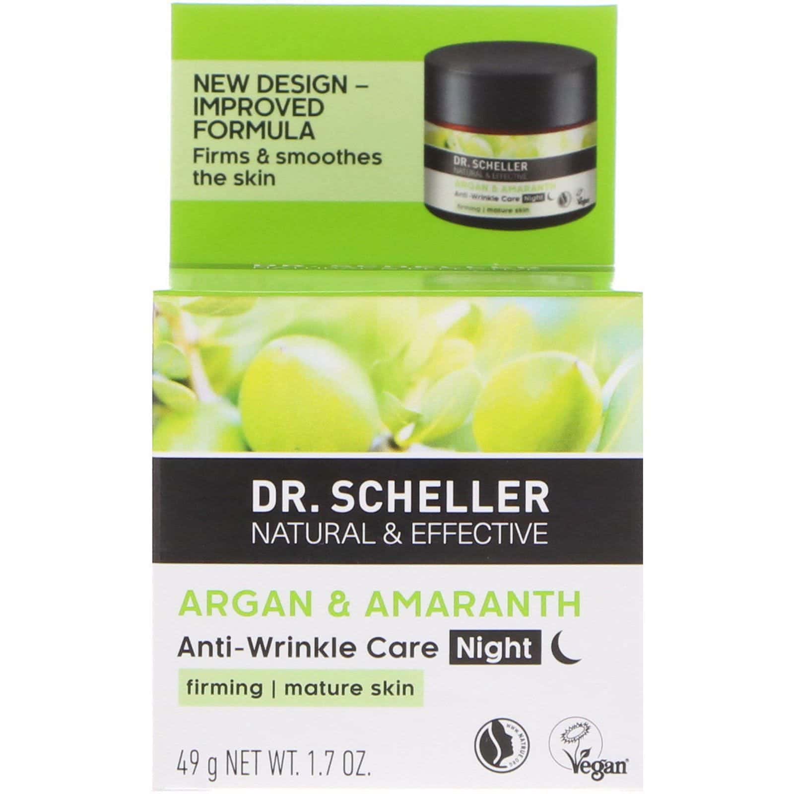 Dr. Scheller, Cuidado antiarrugas, argán y amaranto, 1.7 oz (49 g)