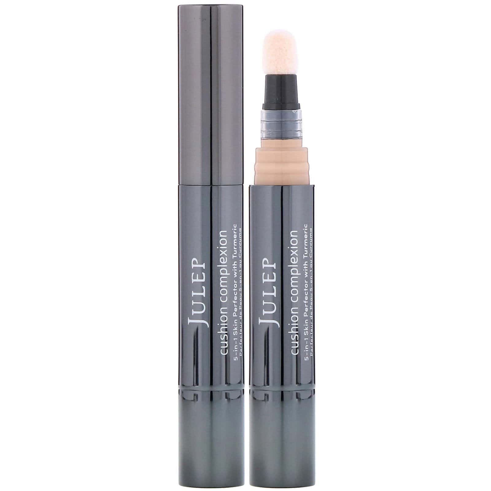 Julep, Cushion Complexion, Perfeccionador de cutis 5 en 1 con cúrcuma, Cachemir, 4,6 g (0,16 oz)