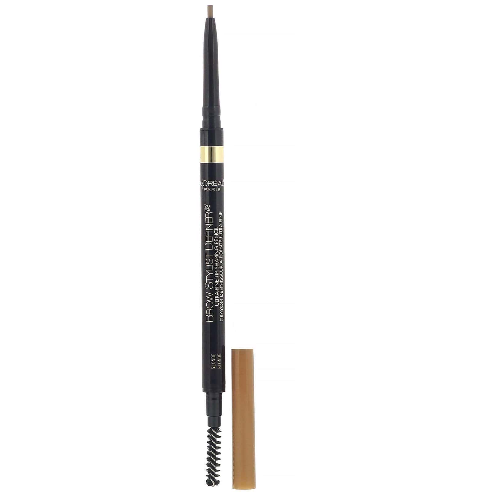 L'Oreal, Brow Stylist Definer, Lápiz para cejas con punta ultrafina, 388 Blonde (rubio), 90 mg (0,003 oz)
