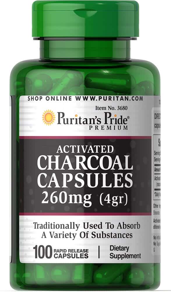 Carbón (activado) 260 mg