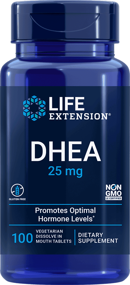 DHEA, 25 mg, 100 caps