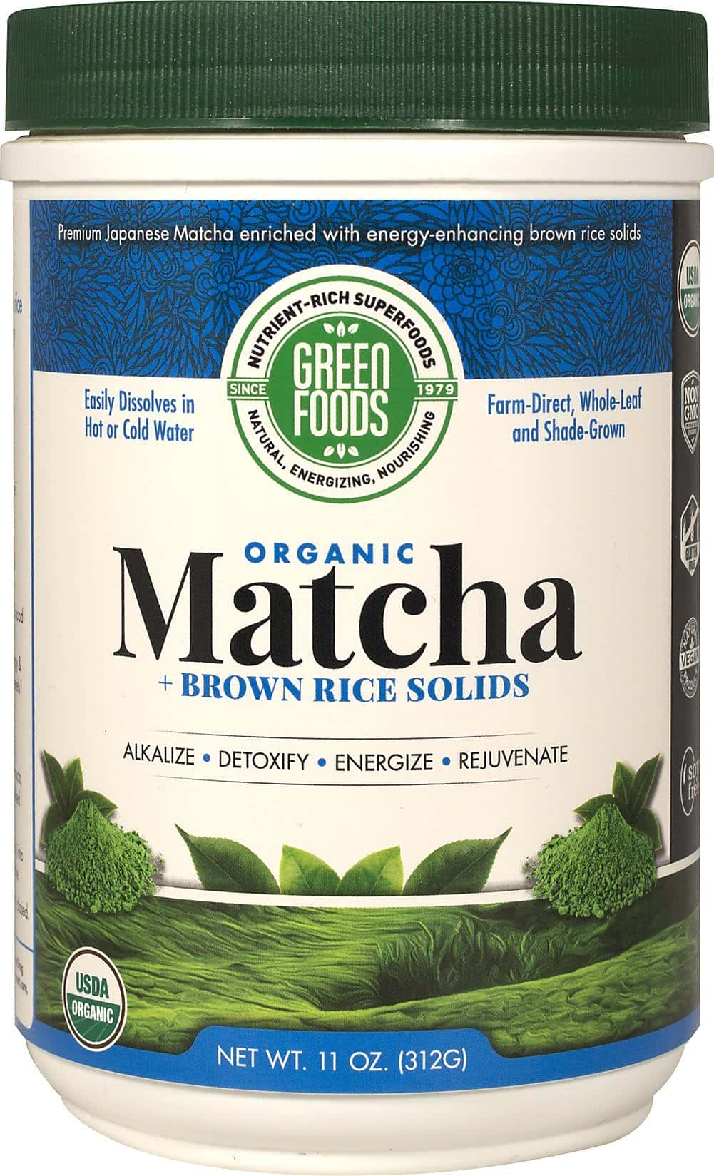 Matcha Orgánico + Sólidos de Arroz Integral