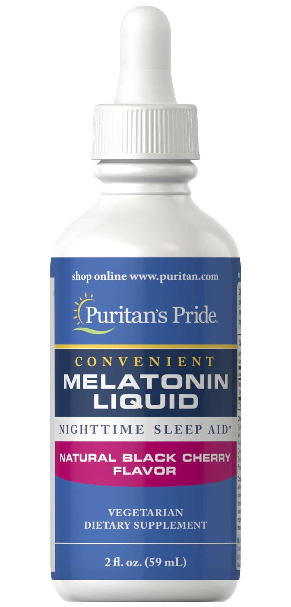 Melatonina sublingual sabor a cereza negra natural 1 mg