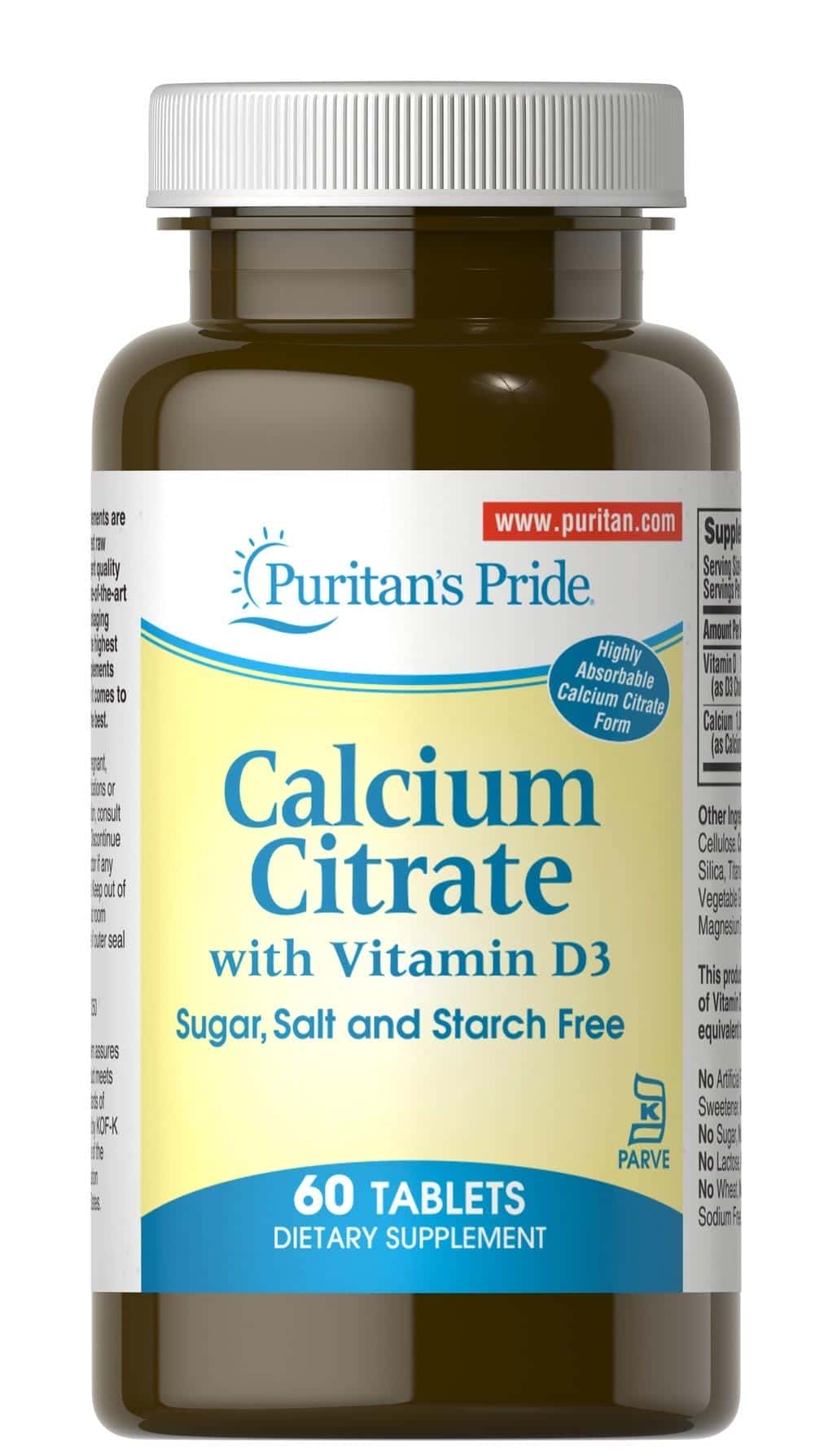 Citrato de calcio con vitamina D