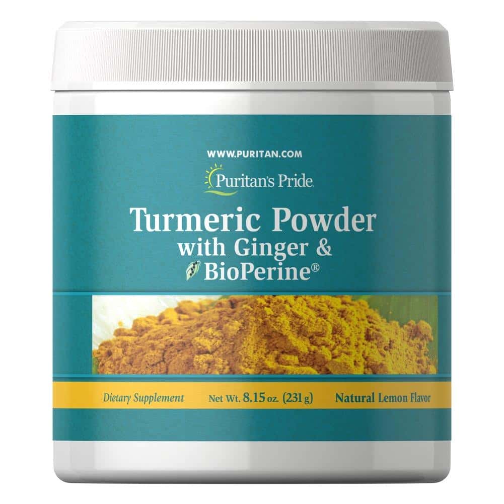 Polvo de cúrcuma con jengibre y BioPerine®