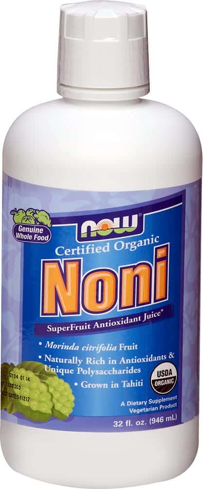 Jugo de superfruta de noni orgánico