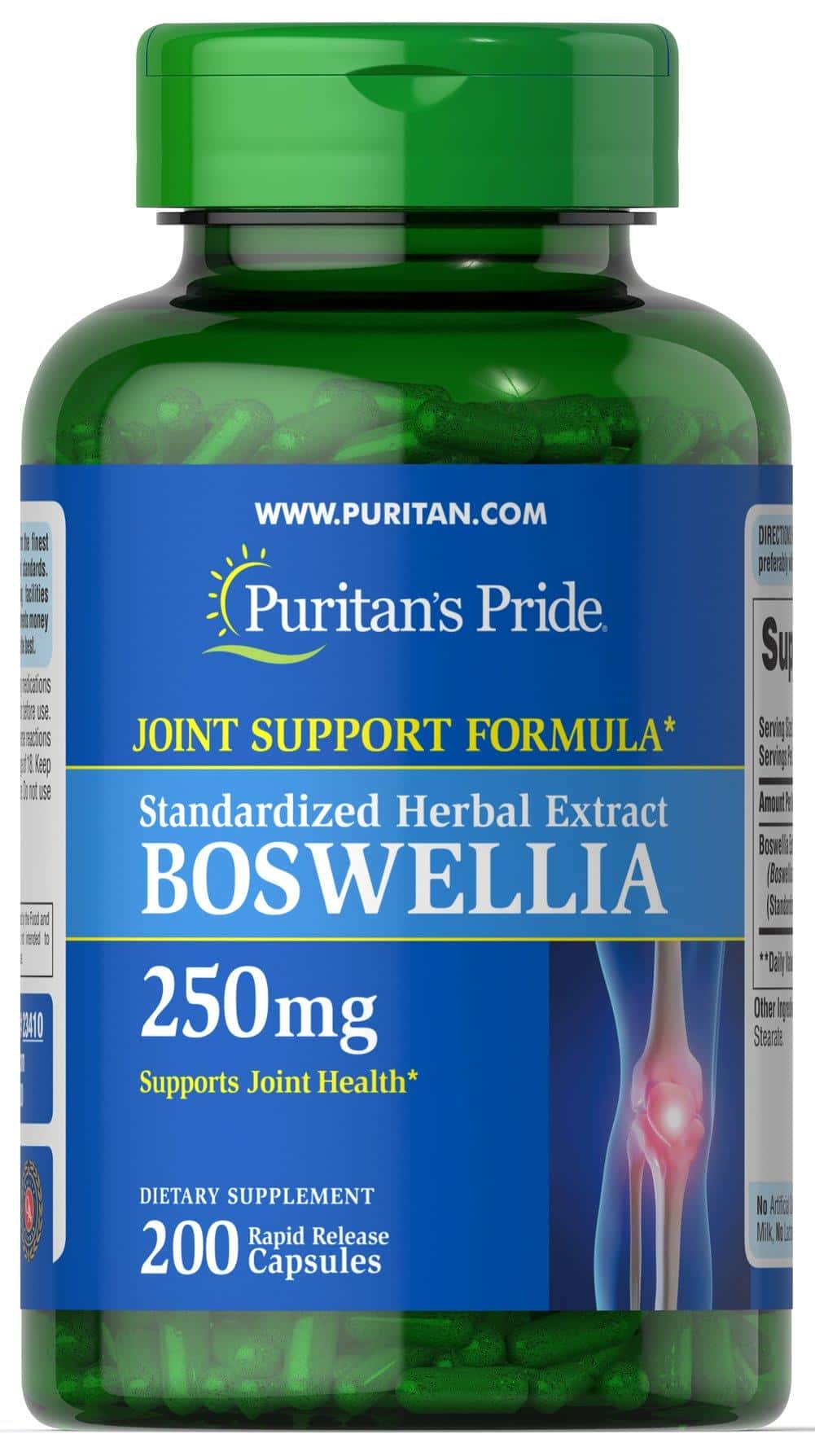 Extracto estandarizado de Boswellia 250 mg