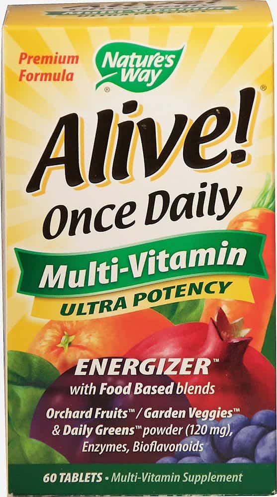 Alive! ® Multivitamínico Energizante Ultra Potencia una vez al día