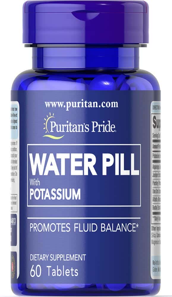 Pastilla de agua con potasio