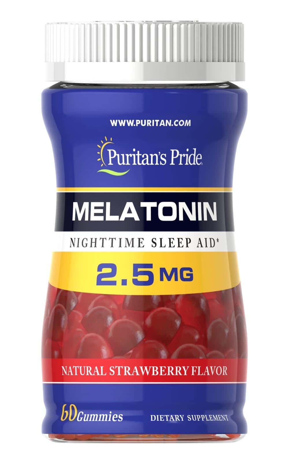 Gomitas de melatonina 2,5 mg sabor fresa