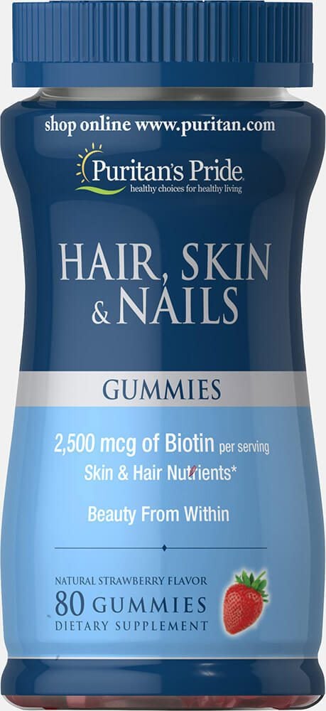 Gomitas para cabello, piel y uñas