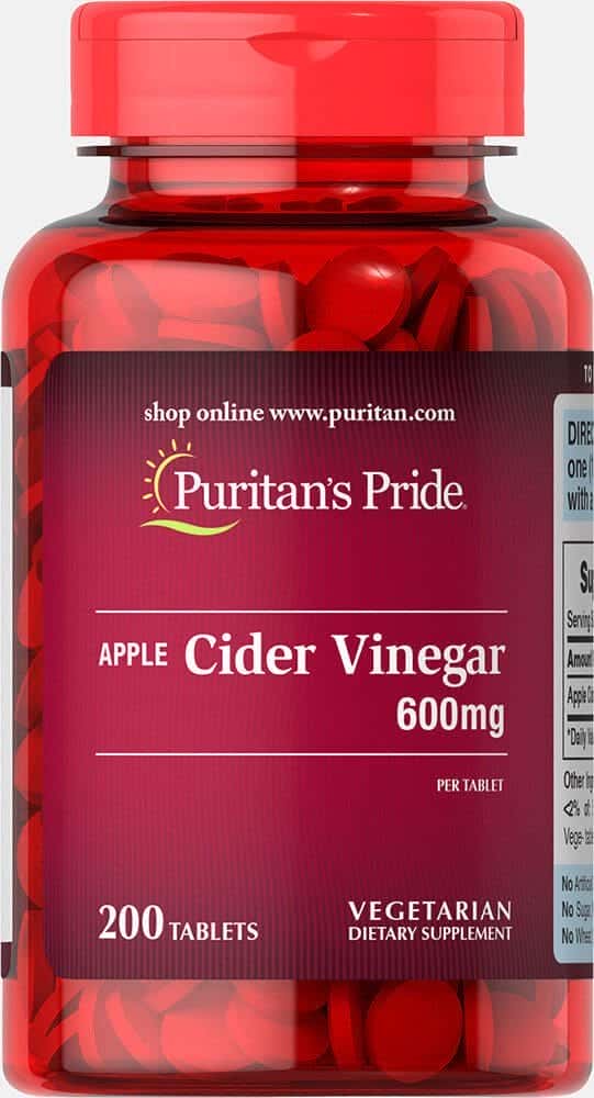 Vinagre de sidra de manzana 600 mg