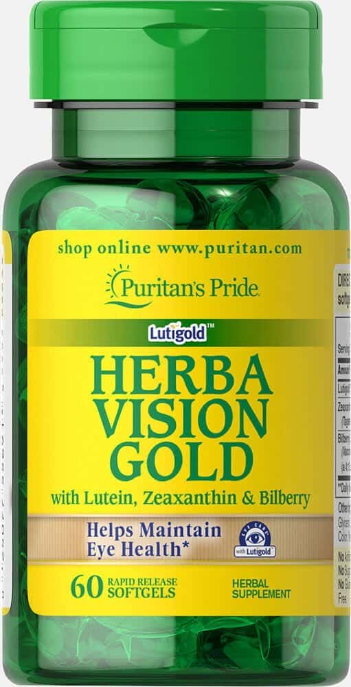 Herbavision Gold con luteína, arándano y zeaxantina